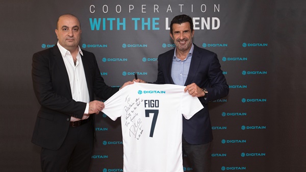 Luis Figo Digitain Altyapısının Yeni Marka Elçisi Oldu